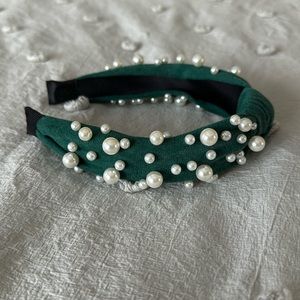 Green Pearl Headband